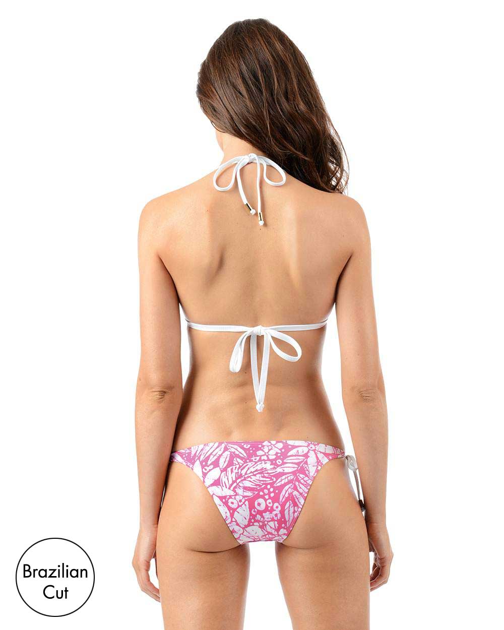FINAL SALE Print String Bikini Bottom