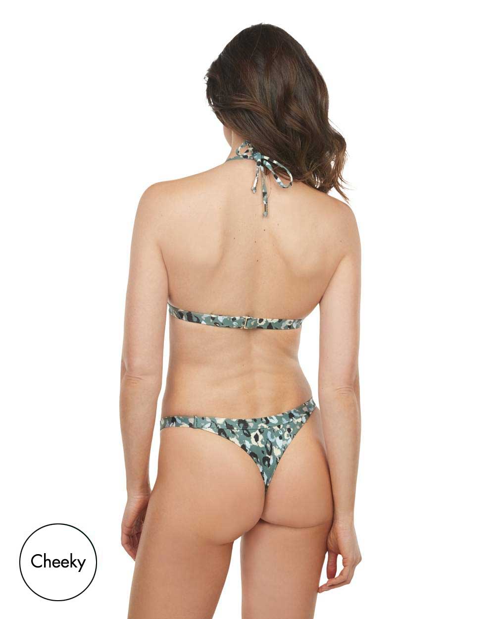 Tropical Banded Bikini Bottom