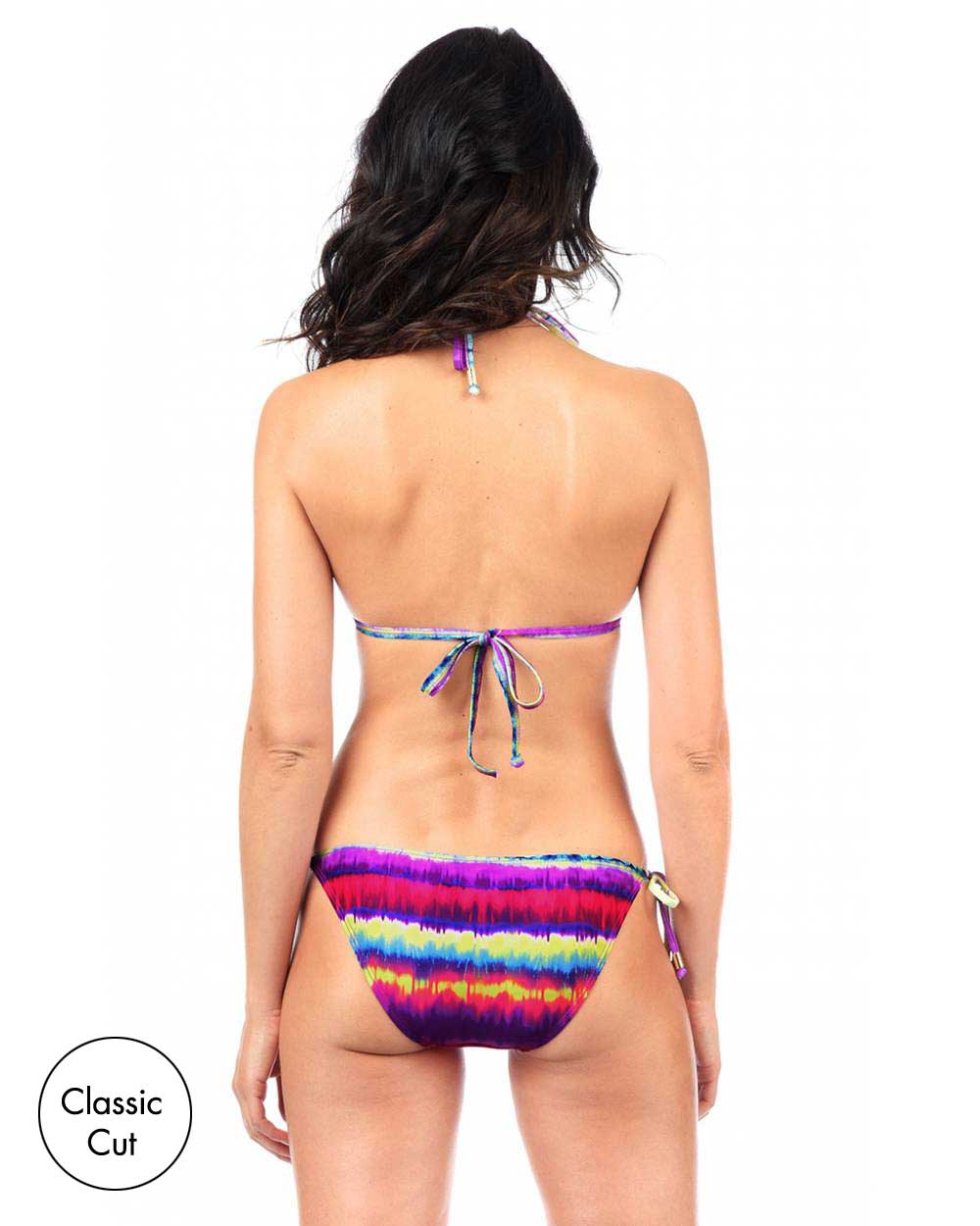 FINAL SALE Print String Bikini Bottom