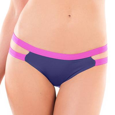 FINAL SALE Double Band Contrast Swimsuit Bottom