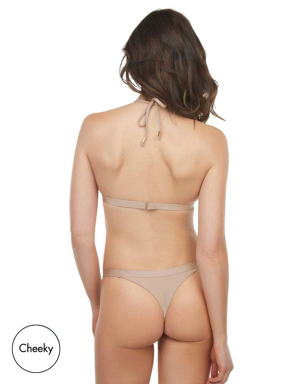 Envy Push Up® Tropical Banded String Bikini Top