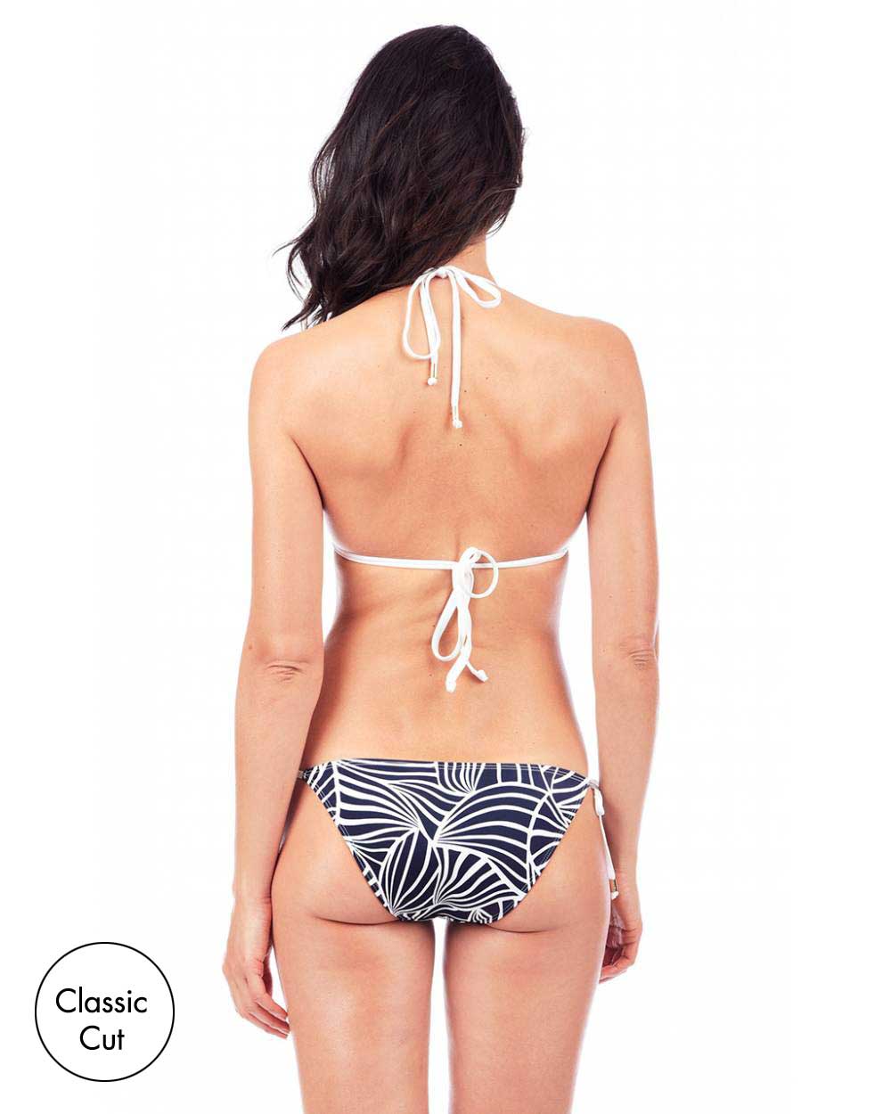 FINAL SALE Print String Bikini Bottom