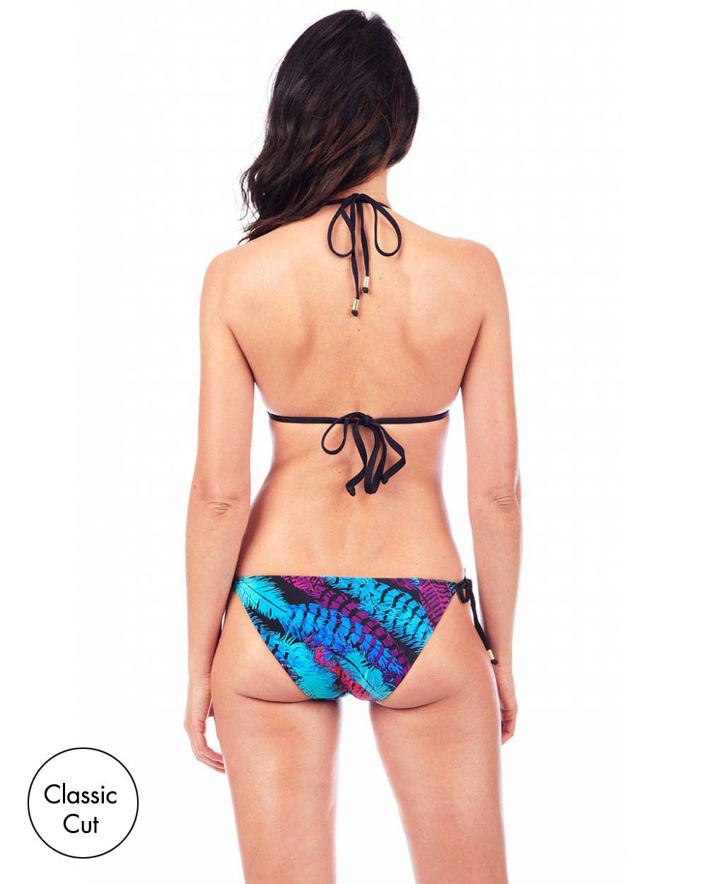 FINAL SALE Print String Bikini Bottom