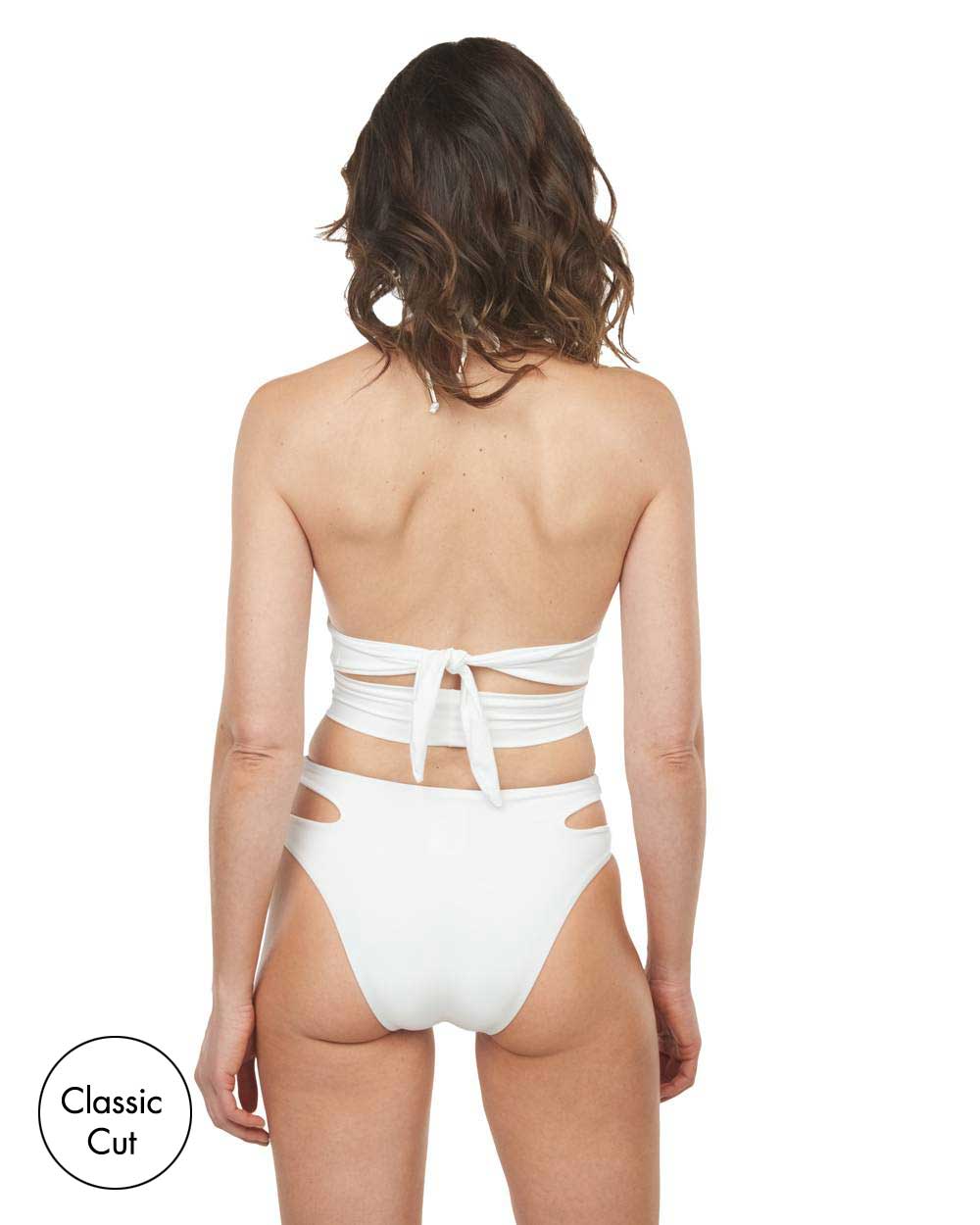 FINAL SALE Cutout High Leg Swimsuit Bottom