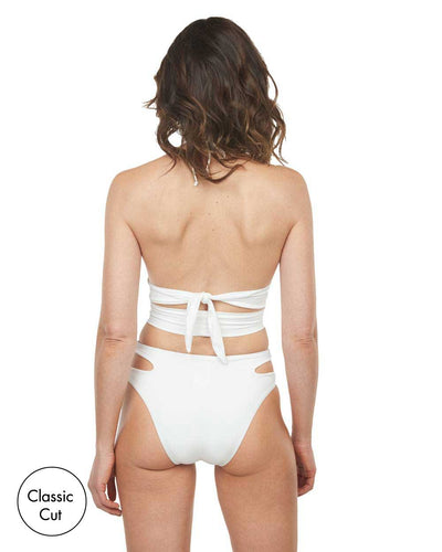 Envy Push Up® Padded Cutout Shimmer Monokini with Brazilian Back – Voda Swim