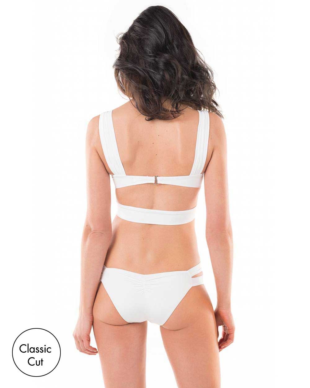 FINAL SALE Side Shirred Hipster Swimsuit Bottom